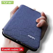 For Xiaomi redmi 5a case cover soft silicone back Mofi For xiaomi redmi 5A case flip Leather redmi 5a stand holder caso 5.0