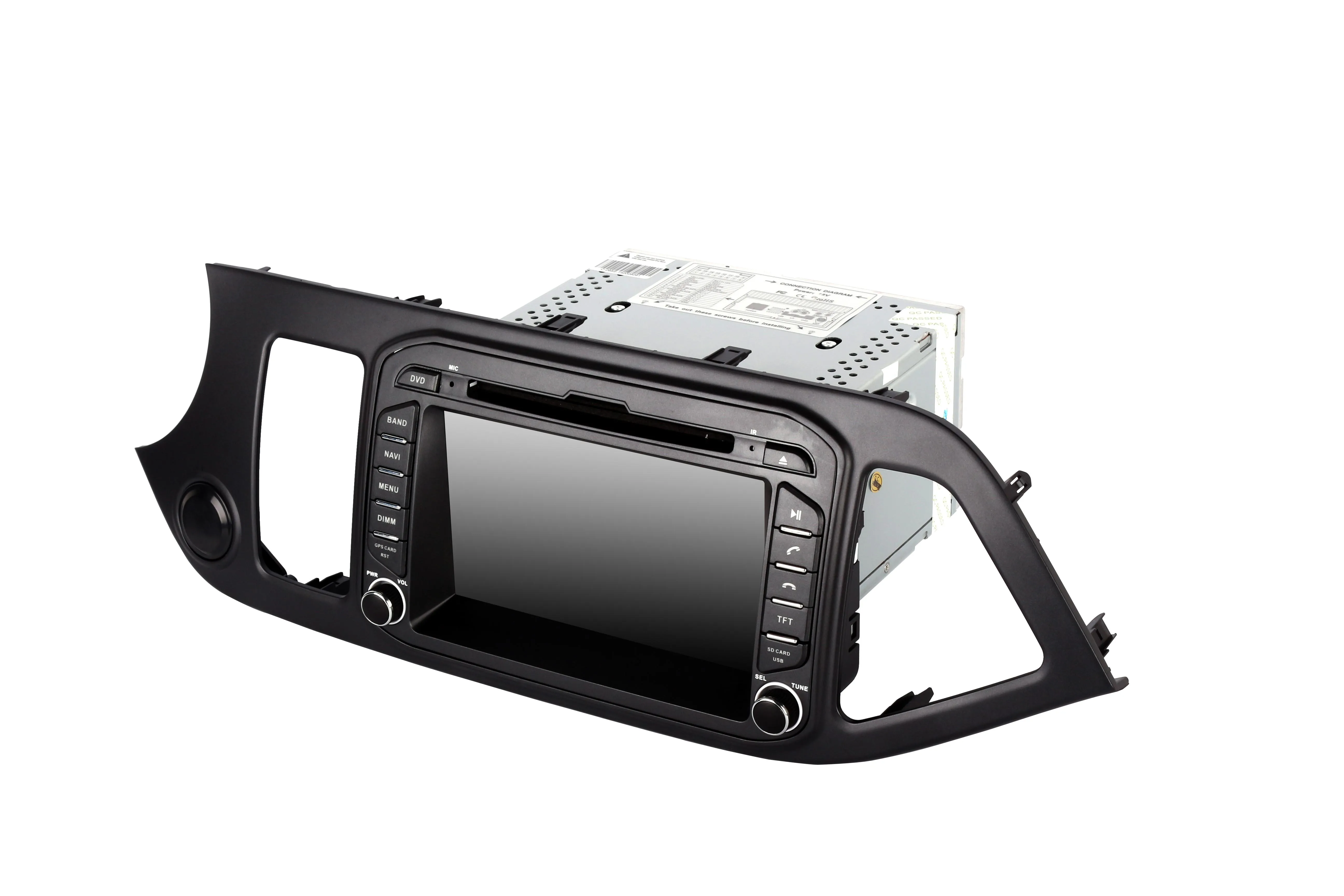 Excellent 1024*600 4G Ram Android 9.0 Fit KIA PICANTO MORNING 2011 2012 2013 2014 2015 Car DVD Player Navigation GPS 4G MP3 2 DiN Radio 5