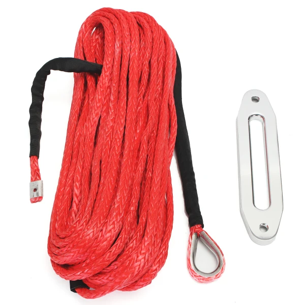 أحدث 12 مللي متر * 30 m الاصطناعية ونش خط كابل حبل 12000 رطل مع غمد مركبة سيارة غسل صيانة سلسلة للمركبة UTV قبالة-الطريق