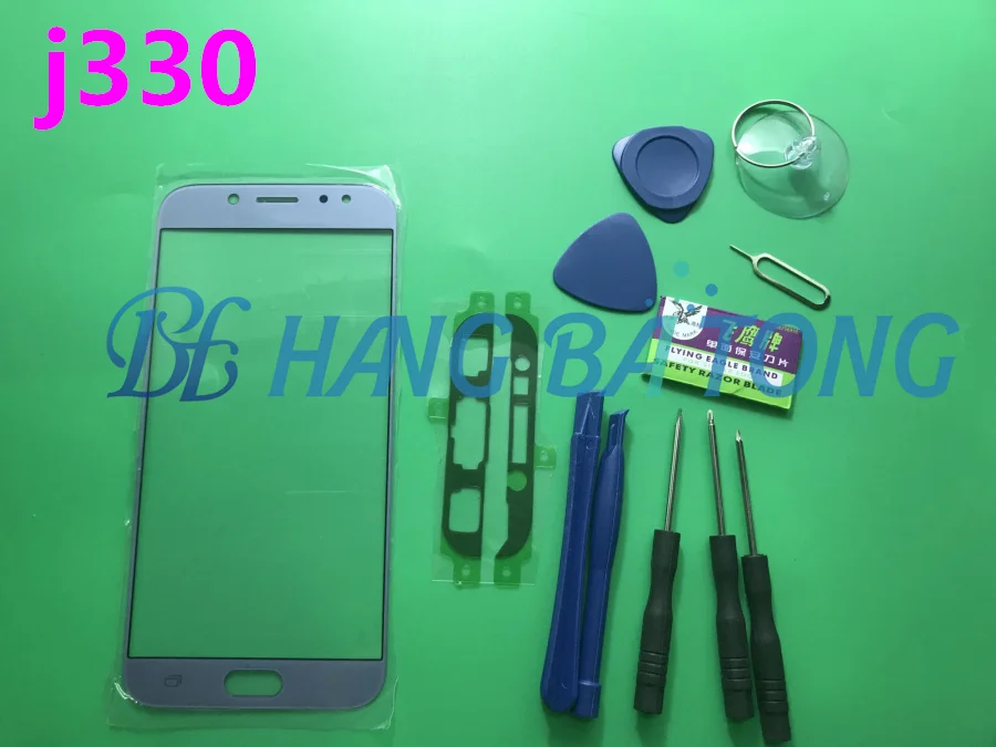 Сменный Внешний стеклянный объектив j3 2017 для Samsung Galaxy J3 J330 J330F ЖК сенсорный экран +