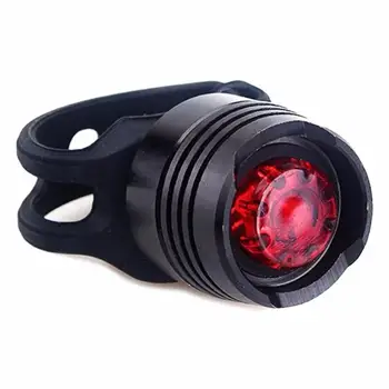 

Led Aluminum Alloy Taillights High Brightness Ruby Taillights Warning Safety Helmet Lights Bicycle Fog Lights