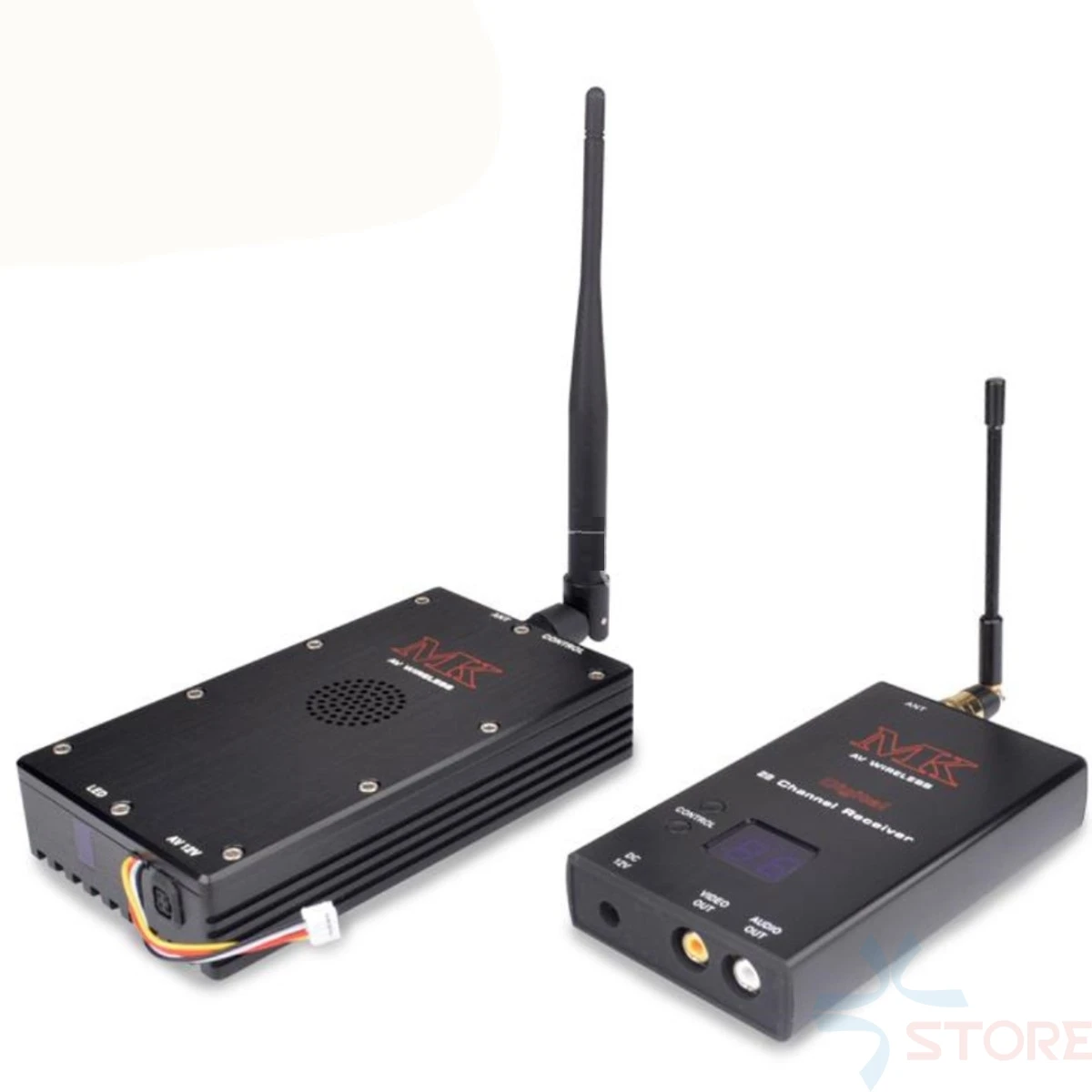 MK brand 10W 15ch 0.9G-1.2G cctv transceiver high-power wireless video transmitter and receiver monitoring transmission equipmen