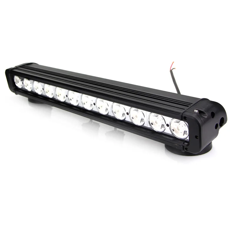 Powerful single row 12 volt aluminum housing led light bar 120w 20.3