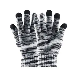 Уличные весенне-осенние мужские вязаные перчатки с сенсорным экраном высокого качества плотные теплые перчатки из кашемира GMT601