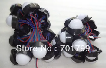 

20pcs DC12V WS2811 pixel module with milky cover;6pcs 5050 led inside;1.44W;,50mm diameter