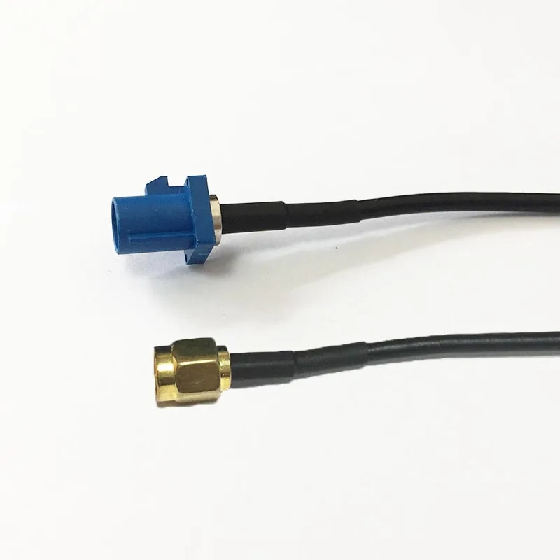 GPS антенна удлинитель адаптер SMA папа к Fakra C штекер RF кабель RG174 20 см Оптовая