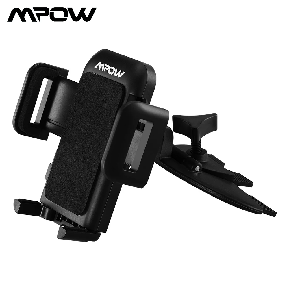 Mpow MCM3 CD Slot Car Phone Holder 360 Rotation Car Mount Holder Stand