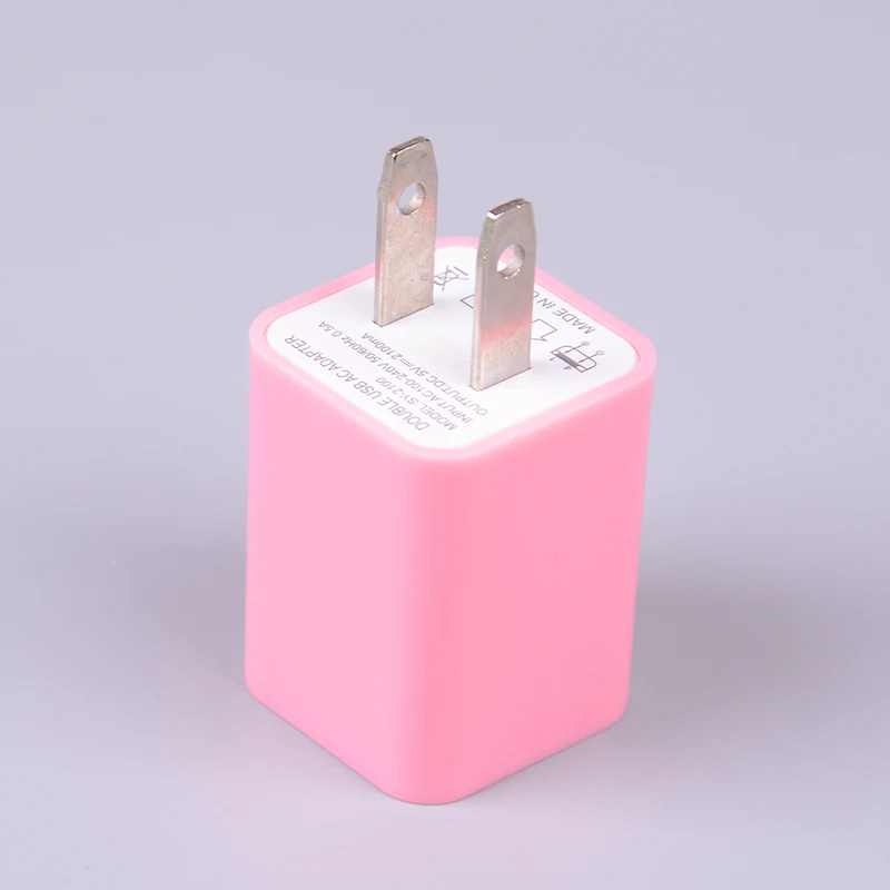 5V 1A Dual 2 порта USB AC настенный адаптер питания для домашнего зарядного устройства