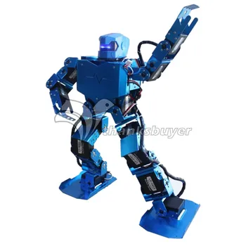

16DOF Robo-Soul H3s Biped Robtic Two-Legged Human Robot Aluminum Frame Kit with Helmet Head Hood