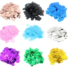 KAMMIZAD красочные конфетти из папиросной бумаги воздушные шары круглые Блестки хлопья художественные блестящие украшения стола вечерние воздушные шары