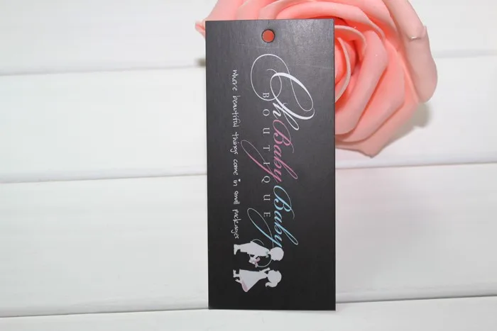 Aliexpress Buy Custom Hang Tags Brand Clothing Price Tags 1000pcs