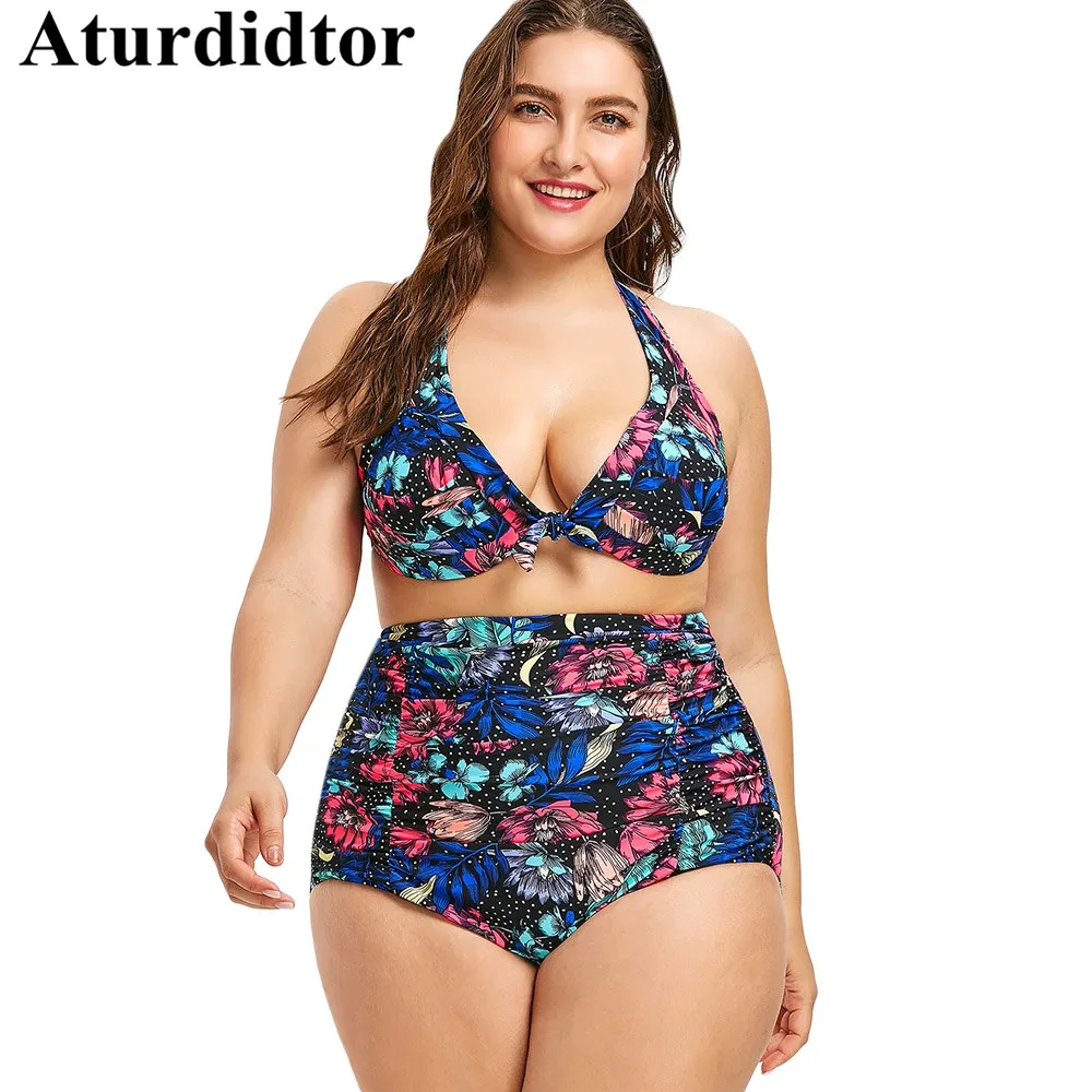 plus-size-bikinis-women-swimwear-high-waist-swimsuit-halter-y-bikini