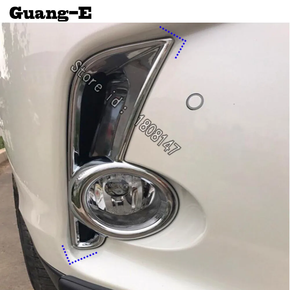 For Toyota Highlander 2017-2019 ABS Chrome Front Fog Light Lamp Cover Trim Frame