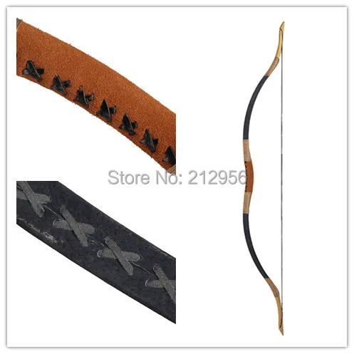 

Longbowmaker Horsebow Archery Traditional hunting Longbow 20-60LBS Pigskin Recurve bow+ String T3