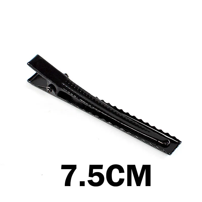 20Pcs/lot Black Color Single Hair Clips Prong Alligator Hairpin with Teeth for DIY Hair Bow Clip Setting Jewelry Making Findings