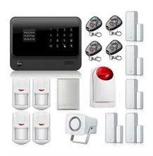 Freeship Android/IOS App Control Remoto Seguridad Para El Hogar Sistema de Alerta Instantánea de Construir-en Altavoz Intrusos Alarma de La Red GSM