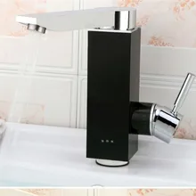 3 секунды мгновенный горячий смеситель квадратный кран 3000 Вт Электрический мгновенный нагрев воды Кухонная Раковина дно в кран ЕС вилка