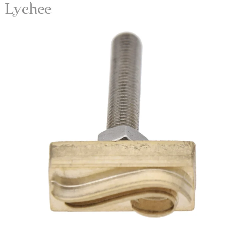 Wave Flower Pattern Leathercraft Carving Tool 1pc Lychee Life DIY Handmade Sewing Craft Leather Working Tool