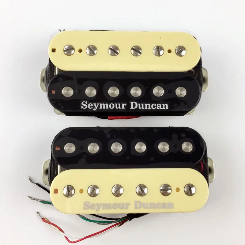 1 комплект Seymour Duncan шея и мост хамбакер Пикап Зебра