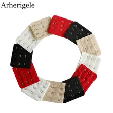 Arherigele 3 шт. эластичный удлинитель для бюстгальтера 3 крючка для женского регулируемого нижнего белья Пояс Пряжка интимные Аксессуары Бюстгальтер расширение