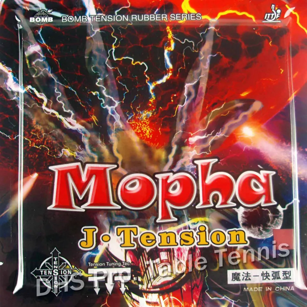Бомба Mopha J. Tension Pips-In настольный теннис PingPong резина с Японская Губка