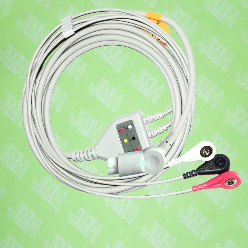 

Совместим с PHILIPS (HP) ECG машины, цельный ECG кабель и leadwires, 3 свинца, оснастки, AHA или IEC, HP 12PIN.