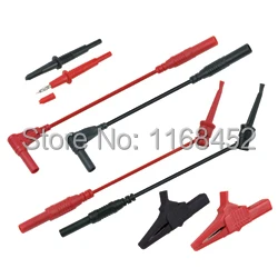 

DMM150 Multimeter test kits Black Red, Piercing Clip,test hook,alligator clip,test probe + Tool Bag
