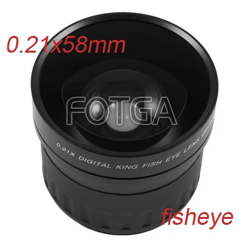 Fotga 58mm 0.21X Wide Angle Fisheye Lens for Canon 600D Nikon d90 Sony Pentax DSLR Cameras Fotga 58mm 0.21X Wide Angle Fisheye Lens for Canon 600D Nikon d90 Sony Pentax DSLR Cameras
