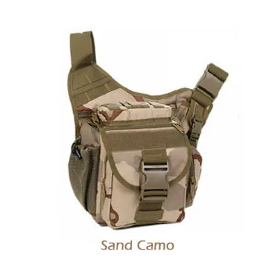 Roadfisher Водонепроницаемый Военная Униформа Camo чёрный; коричневый Камера плеча рюкзак сумка Вставить случая подходят Canon Nikon Sony DSLR SLR - Цвет: Sand Camo