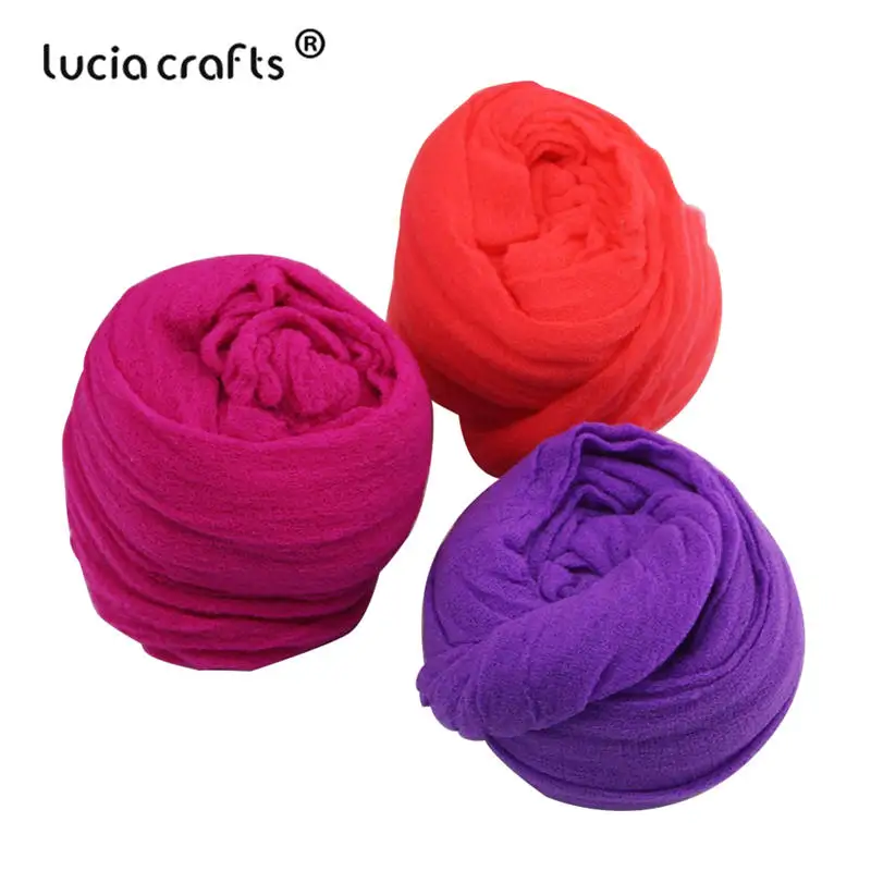 Lucia crafts 1,5 м(после вытягивания) Разные цвета на выбор нейлоновые чулки материал для изготовления цветов аксессуары ручной работы 6 шт./лот, 2 шт/цвет C0101 - Цвет: Mixed Color 3