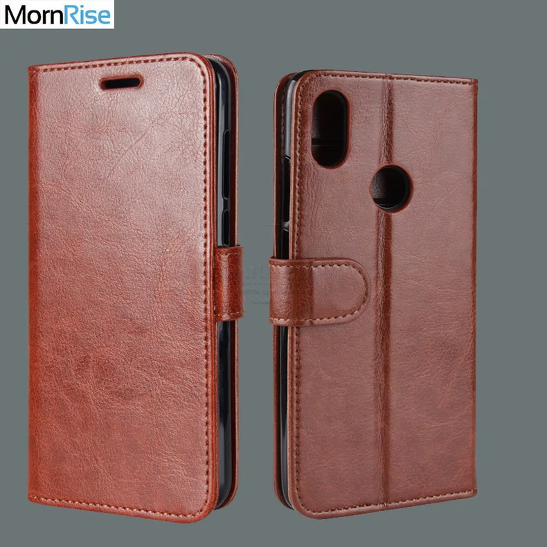 

Premium Vintage Leather Book Flip Folio Cover For MI XiaoMI RedMi S2 Case Wallet KickStand Card Photo Handmade Mobile Phone Bags