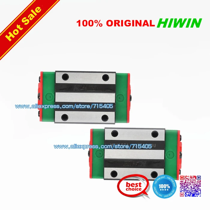 

Promotion price--free shipping 2PCS HGH15CA 100% New Original HIWIN linear guide blocks HIWIN linear Rails