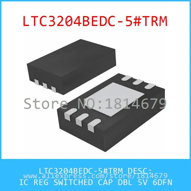 Free Shipping 1PCS/lot LTC3204BEDC-5#TRM IC REG SWITCHED CAP DBL 5V 6DFN LTC3204BEDC-5 3204 LTC3204 |