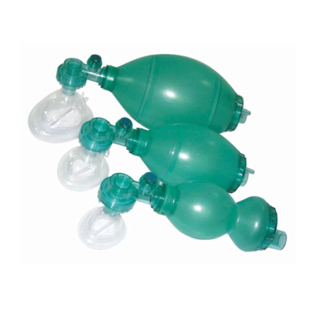 

First Aid Disposable SEBS Resuscitator With mask Rescue medical SEBS with 100% Latex Free first-aid devices