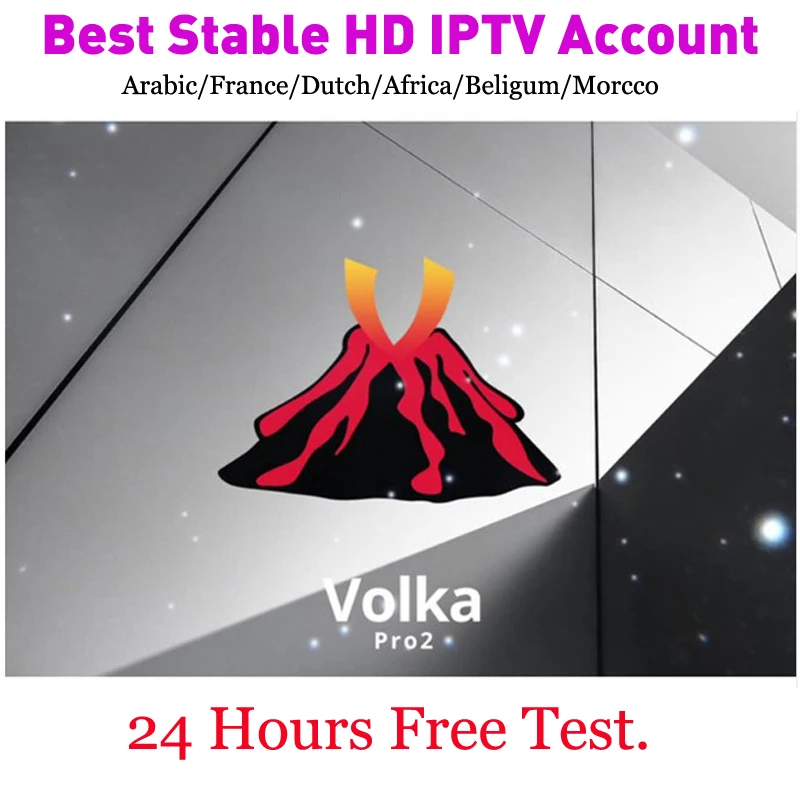 

VOLKA PRO Iptv Subscription French Netherlands Arabic Morcco IPTV code channel list For Android TV Box M3U mag stalker xtream
