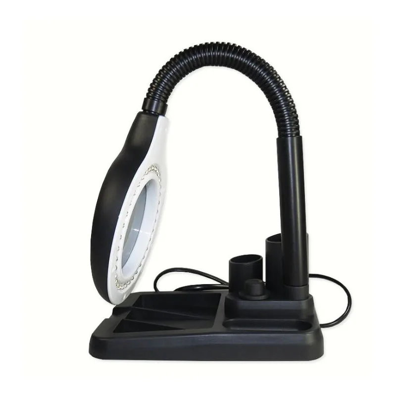 

Flexible 5X /10 EU US Plug 40 LED Lights Magnifying Glass Illuminated Magnifier Lamp Loupe Reading/Rework/Soldering Table Lamp