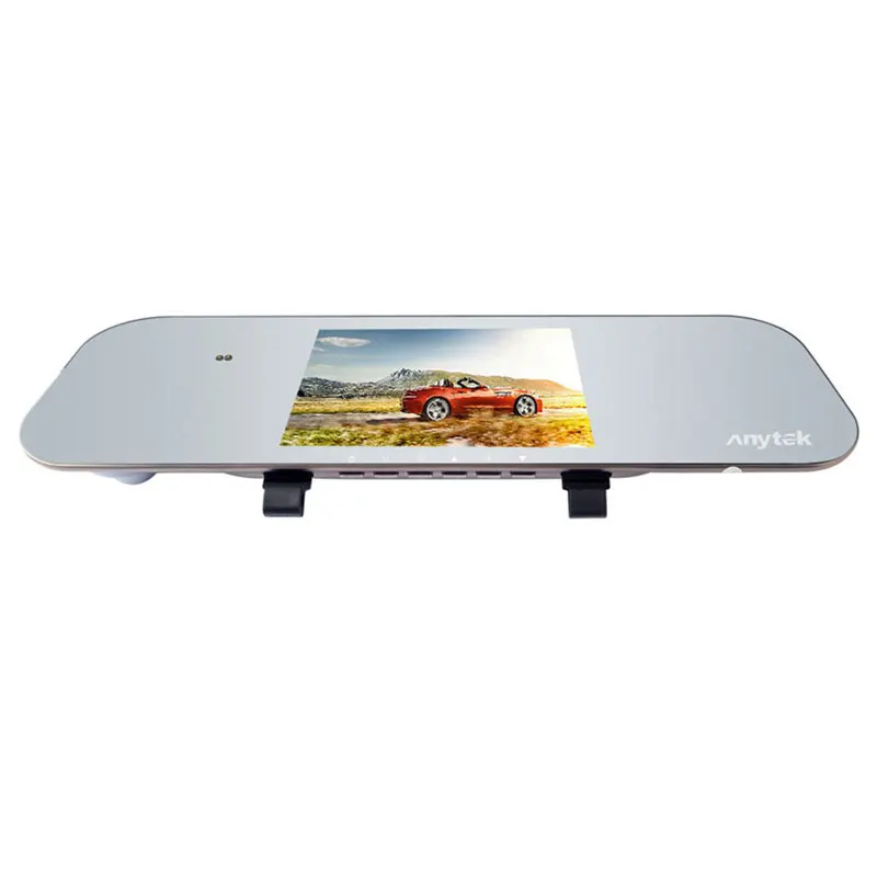 

Anytek A80 Dual Lens DVR Camera Car Video Recorder Ultra thin Rearview Mirror 1080P G-Sensor Gesture sensing Dash Cam
