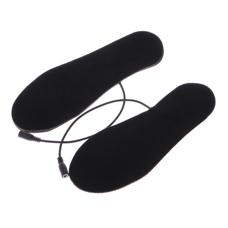 Electric Insoles USB Heated Shoes Rechargeable Cutter Warm Keep Boots Powered