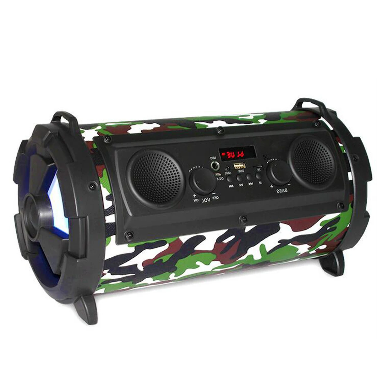 

CLAITE 30W Portable Wireless Speaker Subwoofer Outdoor Bluetooth Speakers 2000mah with Mic 3D Stereo Home Theater Speaker