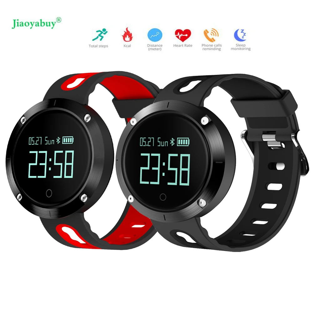 

DM58 Smart Watch Bracelet Blood Pressure Heart Rate Monitor Sports Bluetooth Wristwatch Fitness Tracker Waterproof Wristband