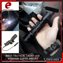 Element Airsoft Aluminum Tactical SF M951 LED Version Super Bright Flashlight Weapon Lights with Remote Pressure Switch Element Airsoft Aluminum Tactical SF M951 LED Version Super Bright Flashlight Weapon Lights with Remote Pressure Switch
