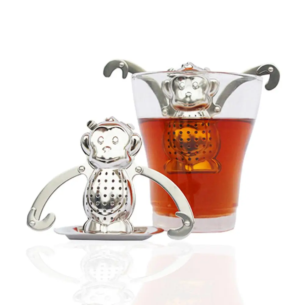 

Robot Stainless Steel Tea Infuser Loose Leaf Tea Diffuser Strainer Herbal Spice Filter Drinkware Tea Accessories Droshipping