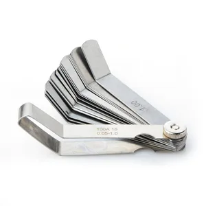 0,05 до 1 мм Толщина изогнутая нержавеющая сталь зазор метрический наполнитель щупа - изображение