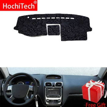 

Rose Pattern Non-slip Dashmat Dash Mat Dashboard Cover Pad Cover Carpet Car Sticker for GEELY EC715,EC718 2009-2013 Car Styling