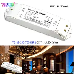 LTECH TD-25-180-700-E1P1; 25 W 180-700mA 3-54 V Широкий выходное напряжение, 8 дополнительных токи CC Triac затемнения интеллектуальный светодиодный драйвер