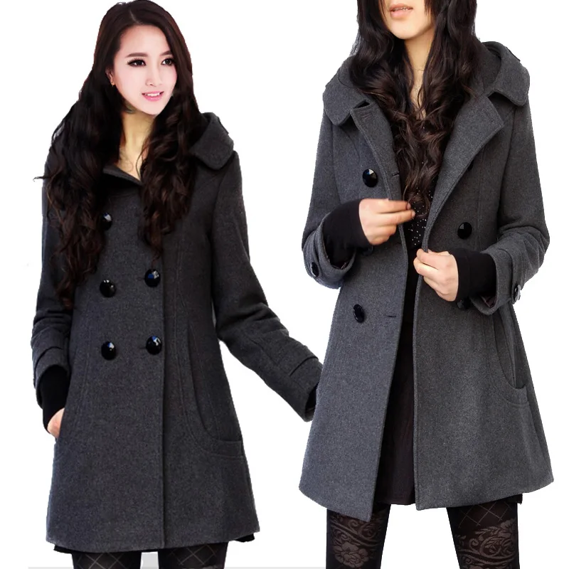 Popular Pea Coat Hooded-Buy Cheap Pea Coat Hooded lots from China Pea Coat Hooded suppliers on ...