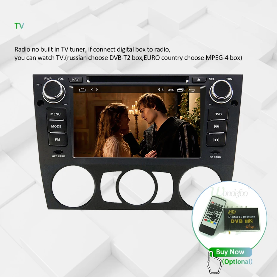 Perfect Android 9.0 4G RAM 64G ROM Car GPS receiver For BMW 3 series E90 E91 E92 E93 GPS RADIO stereo navigation head unit audio dvd 32