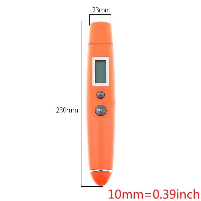 Мини DT8250 инфракрасный термометр карманная ручка температуры для пищевой бутылки молока