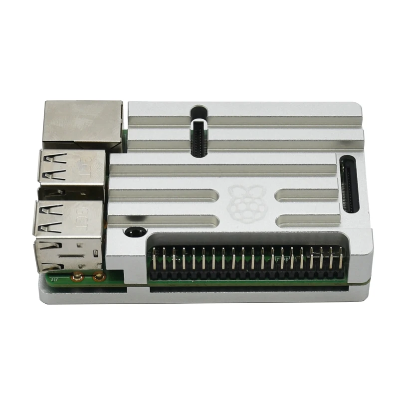 Raspberry Pi 3B B+ Алюминиевый Чехол, серебристый металлический корпус, черный корпус, поддержка обоих Raspberry Pi 3 Model B RPI 3 Модель B