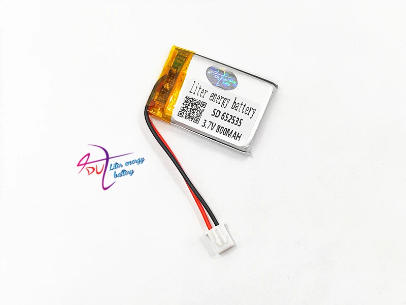 XHR 2P 2 54 800 мАч 652535 3 7 В литий полимерный аккумулятор 602635 Bluetooth беспроводной